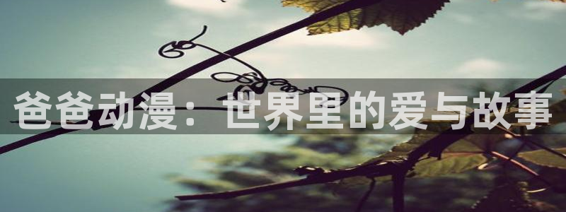 58动漫网站好看的动漫：爸爸动漫：世界里的爱与故事